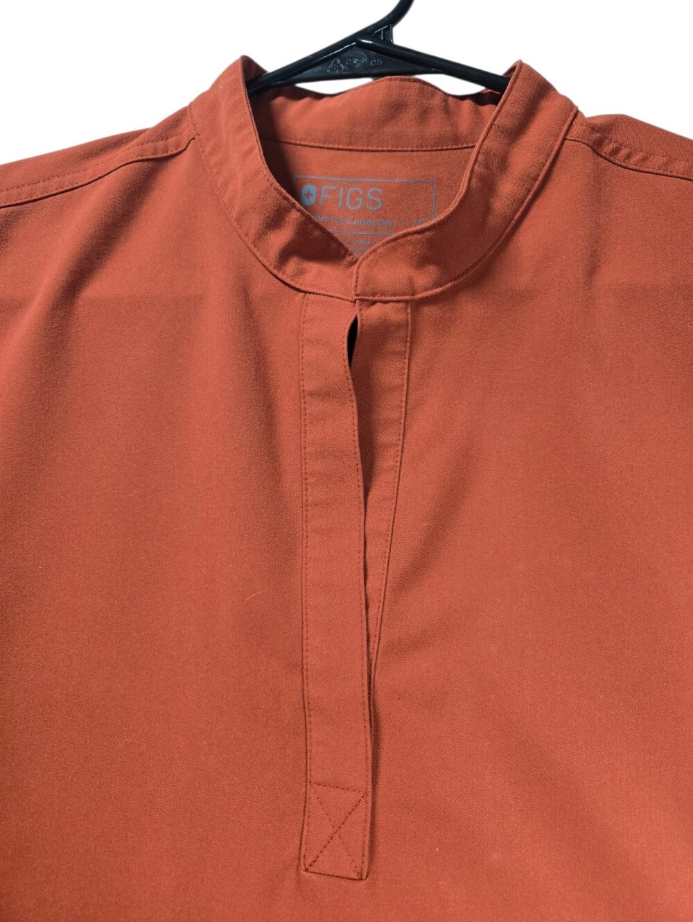 Figs Rafaella Oversized Scrub Top Burnt Orange Size Medium - Picture 3 of 12